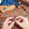 CHGCRAFT 24 Sets Alloy & Iron Craft Solid Screw Rivet FIND-CA0008-71-3