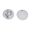 Non-Tarnish 304 Stainless Steel Charms STAS-T059-26P-P-3