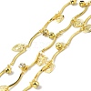 Handmade Eco-friendly Brass Curved Bar Link Chain CHC-E023-30G-1