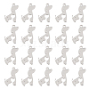 40Pcs 201 Stainless Steel Pendants STAS-DC0013-20-1