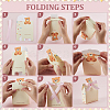 10Pcs Bear Folding Paper Gift Boxes CON-WH0001-77A-3