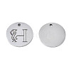 Non-Tarnish 304 Stainless Steel Charms STAS-T059-26P-H-3