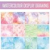 12 Sheets Watercolour Scrapbook Paper Pad PW-WG4A86D-01-3