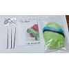 Cartoon Dinosaur Shape Needle Felting Starter Kit DOLL-PW0005-061D-2