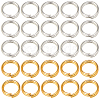 600Pcs 2 Colors Brass Split Rings KK-SP0001-82C-1