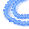 Frosted Transparent Glass Beads X1-GLAA-N016-4mm-05-3