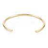 Twisted Brass Enamel Cuff Bangle BJEW-T020-02A-NF-2