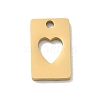 304 Stainless Steel Charms SA-CBA2714-04D-G-1