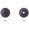 Natural Lava Rock Stone Bead Strands G-PH0028-8mm-04-2