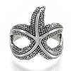 Alloy Cuff Finger Rings RJEW-N027-34-2