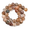 Natural Multilayer Lodolite Quartz Beads Strands G-Z133-A02-12mm-02-3