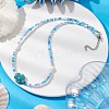 Summer Beach Sea Turtle Dyed Synthetic Turquoise & Glass Seed Beads Beaded Necklaces for Women NJEW-JN05081-01-2