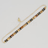 Vintage Ethnic Style Glass Tila Beaded Handmade Slider Bracelets for Women ZN9527-12-1