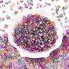 Baking Paint Transparent Glass Seed Beads SEED-N006-05-2