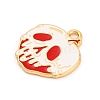 Halloween Theme Alloy Enamel Pendants ENAM-N056-225B-G-2