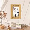 Natural Wood Photo Frames DIY-WH0234-003-4