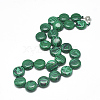 Synthetic Malachite Beaded Necklaces NJEW-S397-05-1