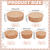 10Pcs 5 Styles Cork Bottle Stoppers AJEW-NB0006-07-2