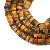 Natural Tiger Quartz Beads Strands G-G345-C11-2x4mm-4