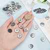 36Pcs Natural Shell Buttons BUTT-FG0001-14-3