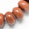 Synthetic Goldstone Beads Strands X-G-S105-8mm-10-1