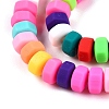 Handmade Polymer Clay Beads Strand CLAY-T021-01-3