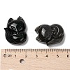 Natural Obsidian Pendants G-G660-03-3