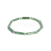 Natural Green Aventurine Bead Stretch Bracelets PW-WG50993-10-1