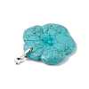 Synthetic Turquoise Big Pendants G-B040-01P-01-3