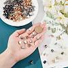 180Pcs 6 Style Zinc Alloy Ribbon Crimp Ends FIND-CA0004-51-3