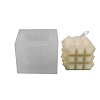 Cuboid DIY Candle Food Grade Silicone Molds with Diamond Shape Ball DIY-B034-12-1