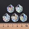 Transparent Acrylic Pendants MACR-S373-73-C05-5