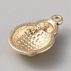 Alloy Enamel Pendant Rhinestone Setting ENAM-WH0050-08G-05-2