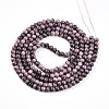 Baking Paint Glass Beads Strands DGLA-N003-4mm-C09-3