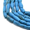 Dyed Synthetic Turquoise Beads Strands G-D356-A01-02-3