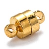 Brass Magnetic Clasps with Loops KK-O134-14G-2