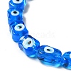 Handmade Evil Eye Lampwork Beads Strands LAMP-G154-02B-3