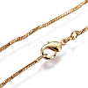 Brass Chain Necklaces MAK-F013-08G-2