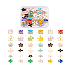 Kissitty 54Pcs 27 Style Alloy Enamel Pendants ENAM-KS0001-05-16