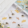 60Pcs 3 Styles Graduation Season Alloy Pendants FIND-SC0013-17-4