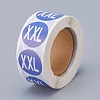 Paper Self-Adhesive Clothing Size Labels DIY-A006-B06-2