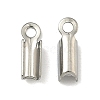 Tarnish Resistant 304 Stainless Steel Folding Crimp Ends LS-X-STAS-R063-28-2