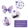 24Pcs 2Bags Cloth Butterfly Alligator Hair Clip FIND-CP0002-49B-5