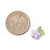 Imitation Pearl Acrylic Pendants PALLOY-JF04335-02-2