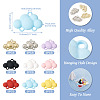 18Pcs 9 Colors Zinc Alloy Chandelier Component Links FIND-TA0002-54-4
