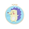 Animal Theme DIY Display Decoration Punch Embroidery Beginner Kit SENE-PW0003-073K-1