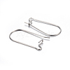 Tarnish Resistant 304 Stainless Steel Hoop Earring Findings STAS-P223-01P-03-2