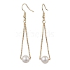 Natural Cultured Freshwater Pearl Dangle Earrings EJEW-JE05936-01-1