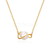 Pearl Pendant Necklaces UB6498-1-1