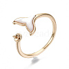 Brass Peg Bails Cuff Finger Ring Settings LS-KK-S354-288-NF-3